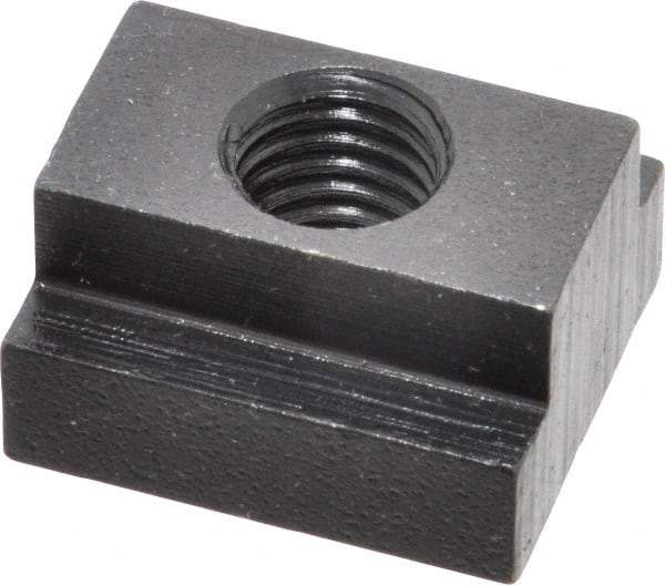Gibraltar - M12x1.75 Tapped Through T Slot Nut - 5/8" Slot Width, 25 x 9mm Base Width x Height, 29 x 16mm OAL x Height - Exact Industrial Supply