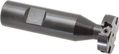 Cutting Tool Technologies - 5/16 Inch Cutting Width, 1.14 Inch Cutting Diameter, 4 Cutter Inserts, 3/4 Inch Shank Diameter, 1215 Insert Style, Indexable Keyseat Cutter - Inch Long Shank - Exact Industrial Supply