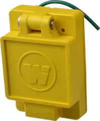 Value Collection - 250 VAC, 30 Amp, L6-30R NEMA, Ungrounded Receptacle - 2 Poles, 3 Wire, Female End, Yellow - Exact Industrial Supply