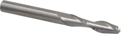 Onsrud - 1/4" Cutting Diam x 1" Length of Cut, 2 Flute, Upcut Spiral Router Bit - Uncoated, Right Hand Cut, Solid Carbide, 2-1/2" OAL x 1/4" Shank Diam, Double Edge, 30° Helix Angle - Exact Industrial Supply