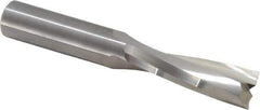 Onsrud - 1/2" Cutting Diam x 1-5/8" Length of Cut, 2 Flute, Upcut Spiral Router Bit - Uncoated, Right Hand Cut, Solid Carbide, 3-1/2" OAL x 1/2" Shank Diam, Double Edge, 11° Helix Angle - Exact Industrial Supply