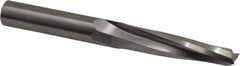 Onsrud - 1/2" Cutting Diam x 2-1/8" Length of Cut, 2 Flute, Upcut Spiral Router Bit - Uncoated, Right Hand Cut, Solid Carbide, 4-1/2" OAL x 1/2" Shank Diam, Double Edge, 11° Helix Angle - Exact Industrial Supply