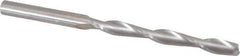 Onsrud - 3/8" Cutting Diam x 3-1/2" Length of Cut, 2 Flute, Upcut Spiral Router Bit - Uncoated, Right Hand Cut, Solid Carbide, 5" OAL x 3/8" Shank Diam, Double Edge, 25° Helix Angle - Exact Industrial Supply