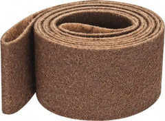 3M - 4" Wide x 132" OAL, Aluminum Oxide Abrasive Belt - Aluminum Oxide, Coarse, Nonwoven, Series SC-BS - Exact Industrial Supply