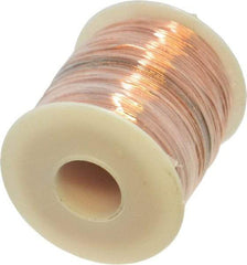 Made in USA - 22 Gage, 0.0253" Diameter x 501' Long, Bare, Copper Bus Bar Wire - Pure Copper (ASTM B3) - Exact Industrial Supply