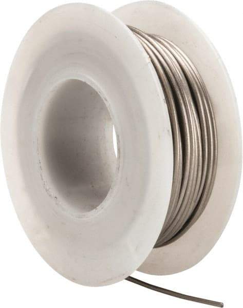 Made in USA - 18 Gage, 0.0403 Inch Diameter x 25 Ft. Long, Nickel Chromium Wire - Alloy 80/20, ASTM B344 - Exact Industrial Supply