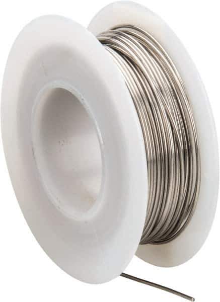 Made in USA - 20 Gage, 0.032 Inch Diameter x 39 Ft. Long, Nickel Chromium Wire - Alloy 80/20, ASTM B344 - Exact Industrial Supply