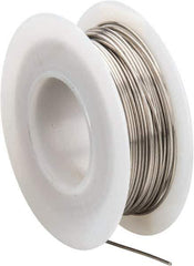Made in USA - 20 Gage, 0.032 Inch Diameter x 39 Ft. Long, Nickel Chromium Wire - Alloy 80/20, ASTM B344 - Exact Industrial Supply