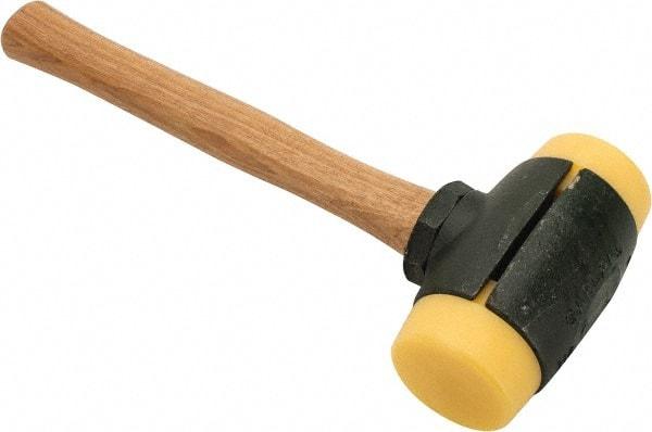 Garland - 6-1/2 Lb Head 2-3/4" Face Plastic Split Head Hammer - Wood Handle - Exact Industrial Supply