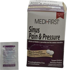 Medique - Medi-First Sinus Pain & Pressure Tablets - Sinus Relief - Exact Industrial Supply