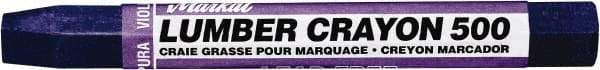 Markal - Clay Based Lumber Crayon - Purple - Exact Industrial Supply