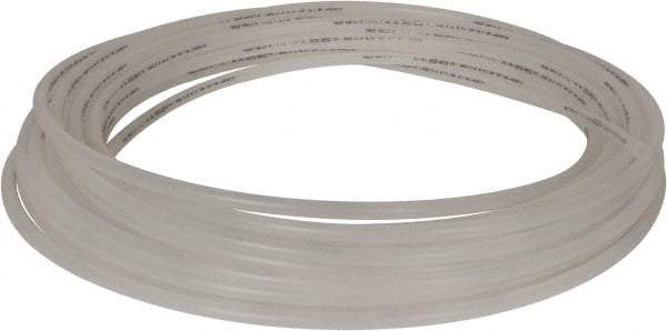 Parker - 3/8" ID x 1/2" OD, 1/16" Wall Thickness, 100' Long, Polyethylene Tube - Natural, 90 Max psi, -80 to 150°F - Exact Industrial Supply