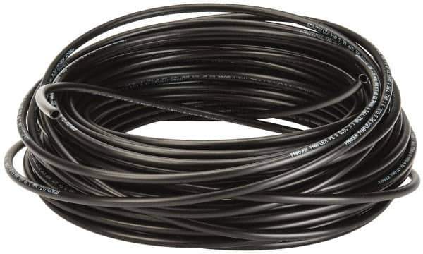 Parker - 6mm OD, 100' Long, Polyethylene Tube - Black, -80 to 150°F - Exact Industrial Supply