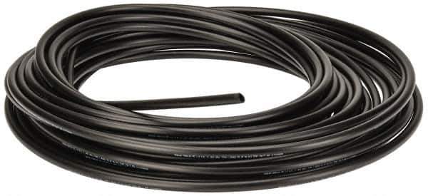 Parker - 3/8" ID x 1/2" OD, 1/16" Wall Thickness, 100' Long, Polyethylene Tube - Black, 90 Max psi, -80 to 150°F - Exact Industrial Supply