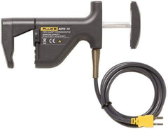 Fluke - -20 to 300°F, Pipe Surface Clamp On Thermometer - 1-1/4 to 2-1/2 Pipe, 80PK-10 to Pipe Clamp Temp Probe - Exact Industrial Supply