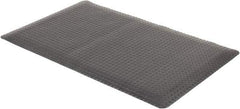 Wearwell - 5' Long x 3' Wide, Dry Environment, Anti-Fatigue Matting - Black, Vinyl with Urethane Sponge Base, Beveled on 4 Sides - Exact Industrial Supply