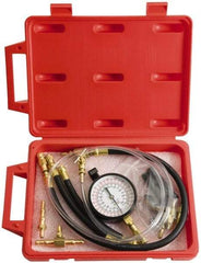 Proto - 2' Hose Length, 0 to 145 psi, Mechanical Automotive Fuel Injection Tester - 1 Lb Graduation - Exact Industrial Supply