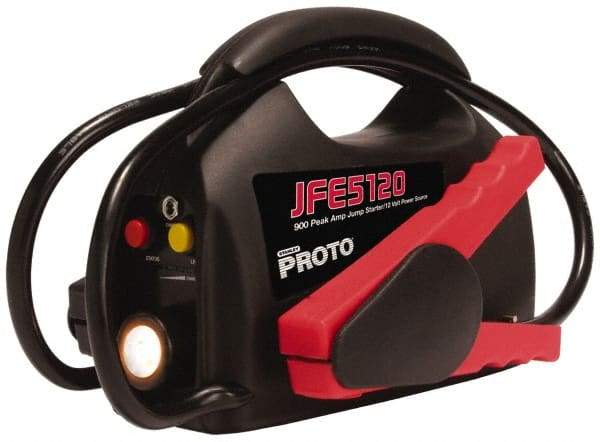 Proto - 12 VDC Jump Starter with Light - 9 Amps - Exact Industrial Supply