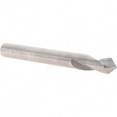 Chicago-Latrobe - 3/8" Body Diam, 90°, 3-1/8" OAL, Solid Carbide Spotting Drill - Exact Industrial Supply