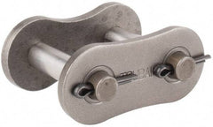 U.S. Tsubaki - 1-1/2" Pitch, ANSI 120, Cottered Roller Chain Connecting Link - For Use with Single Strand Chain - Exact Industrial Supply