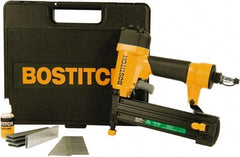 Stanley Bostitch - 5/8 to 1-5/8" Brad Length & 1/2 to 1-1/2" Staple Length, 18 Gauge Staple Gun/Brad Air Nailer - 70 to 100 psi - Exact Industrial Supply