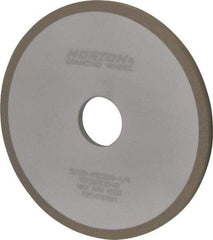 Norton - 6" Diam x 1-1/4" Hole x 1/4" Thick, 120 Grit Surface Grinding Wheel - Diamond, Type 1A1, Fine Grade, Resinoid Bond - Exact Industrial Supply