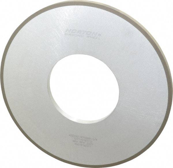 Norton - 12" Diam x 5" Hole x 1/2" Thick, 150 Grit Surface Grinding Wheel - Diamond, Type 1A1, Very Fine Grade, Resinoid Bond - Exact Industrial Supply