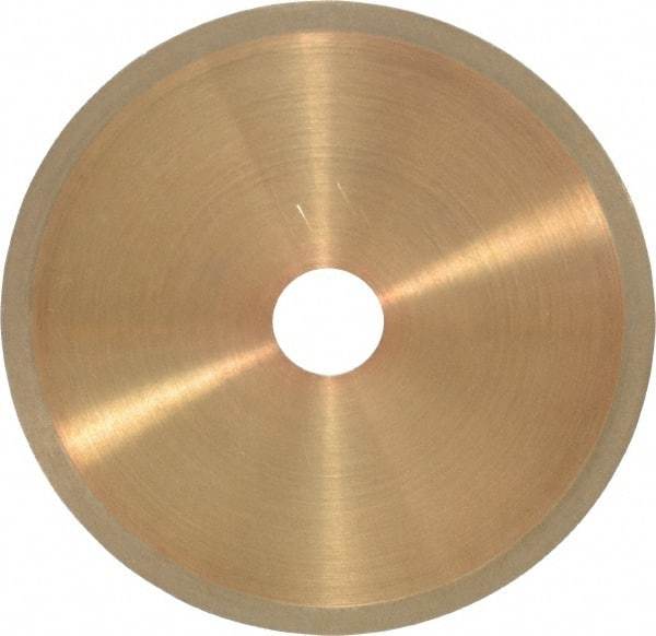 Norton - 3" Diam x 1/2" Hole, 150 Grit Surface Grinding Wheel - Diamond, Medium Grade - Exact Industrial Supply