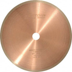 Norton - 5" Diam x 1/2" Hole, 220 Grit Surface Grinding Wheel - Diamond, Type 1A1R, Fine Grade - Exact Industrial Supply