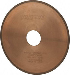 Norton - 6" Diam x 1-1/4" Hole, 220 Grit Surface Grinding Wheel - Diamond, Type 1A1R, Fine Grade - Exact Industrial Supply