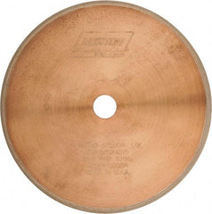 Norton - 6" Diam x 5/8" Hole, 100 Grit Surface Grinding Wheel - Diamond, Type 1A1R, Coarse Grade - Exact Industrial Supply