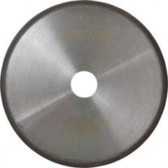 Norton - 8" Diam x 1-1/4" Hole, 120 Grit Surface Grinding Wheel - Diamond, Type 1A1R, Coarse Grade - Exact Industrial Supply
