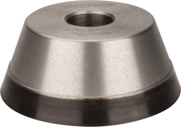 Norton - 3" Diam, 3/4" Hole Size, 1-1/4" Overall Thickness, 120 Grit, Type 11 Tool & Cutter Grinding Wheel - Fine Grade, Diamond, Resinoid Bond - Exact Industrial Supply