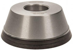 Norton - 3-3/4" Diam, 1-1/4" Hole Size, 1-1/2" Overall Thickness, 120 Grit, Type 11 Tool & Cutter Grinding Wheel - Fine Grade, Diamond, Resinoid Bond - Exact Industrial Supply