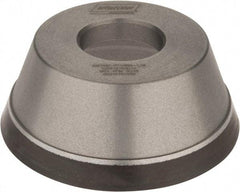 Norton - 3-3/4" Diam, 1-1/4" Hole Size, 1-1/2" Overall Thickness, 180 Grit, Type 11 Tool & Cutter Grinding Wheel - Very Fine Grade, Diamond, Resinoid Bond - Exact Industrial Supply