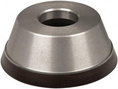 Norton - 3-3/4" Diam, 1-1/4" Hole Size, 1-1/2" Overall Thickness, 220 Grit, Type 11 Tool & Cutter Grinding Wheel - Very Fine Grade, Diamond, Resinoid Bond - Exact Industrial Supply