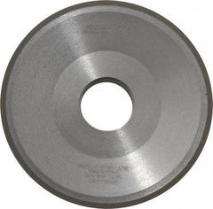 Norton - 3" Diam, 3/4" Hole Size, 7/16" Overall Thickness, 150 Grit, Type 12 Tool & Cutter Grinding Wheel - Very Fine Grade, Diamond, Resinoid Bond - Exact Industrial Supply