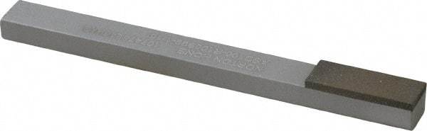 Norton - Fine, 1" Length of Cut, Single End Diamond Hone - 100 Grit, 3/8" Wide x 1/4" High x 4" OAL - Exact Industrial Supply