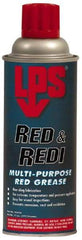 LPS - 11 oz Aerosol General Purpose Grease - Red, 450°F Max Temp, NLGIG 2, - Exact Industrial Supply