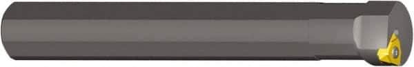 Vargus - Internal Thread, Left Hand Cut, 1-1/2" Shank Width x 1.34" Shank Height Indexable Threading Toolholder - 12" OAL, 5VIL Insert Compatibility, NVR Toolholder, Series V Style - Exact Industrial Supply