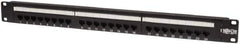 Tripp-Lite - Electrical Enclosure Steel Patch Panel - For Use with Racks - Exact Industrial Supply