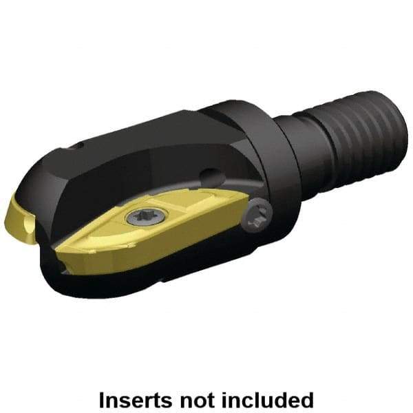 Kennametal - 3/4" Cut Diam, 3/4" Max Depth of Cut, 3/4" Shank Diam, Indexable Ball Nose End Mill - M10 Modular Connection, A5505VX Toolholder, XPNT Insert - Exact Industrial Supply