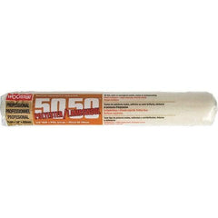 Wooster Brush - 3/4" Nap, 18" Wide Paint Roller - Semi-Rough to Rough Texture, Wool/Poly Blend - Exact Industrial Supply