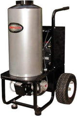 Simpson - Electric, 15 Amp, 1.5 hp, 1,500 psi, 1.8 GPM, Hot Water Pressure Washer - Triplex Plunger, 50' x 3/8" Hose, 120 Max Volts - Exact Industrial Supply