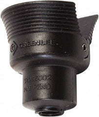 Greenlee - 1/2" Conduit Round Lock - 8" Hole Length x 1/2" Hole Width x 1/2" Hole Diam - Exact Industrial Supply