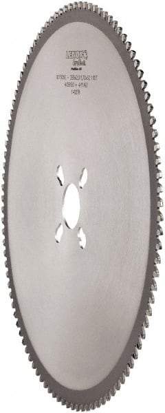 Lenox - 285mm Diam, 32mm Arbor Hole Diam, 100 Tooth Wet & Dry Cut Saw Blade - Cermet-Tipped, Clean Action, Standard Round Arbor - Exact Industrial Supply