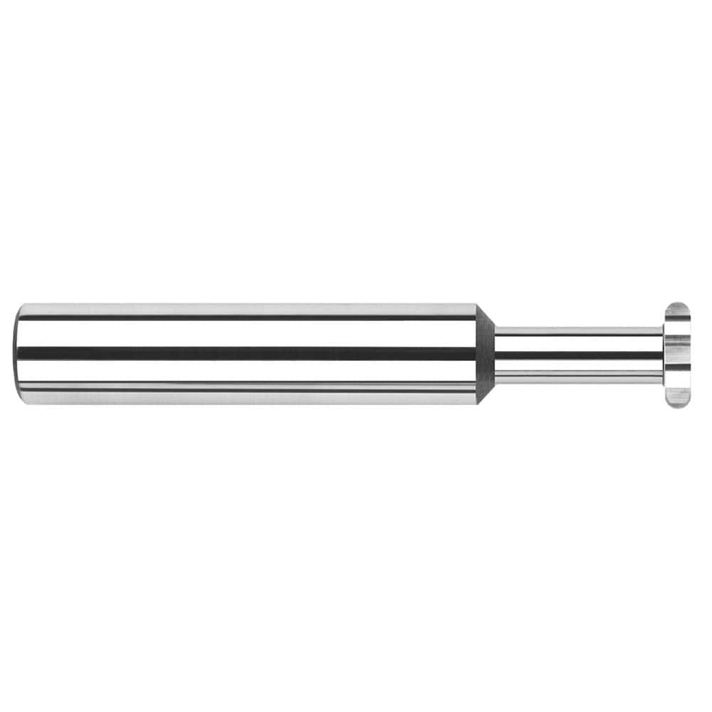 Harvey Tool - 5/8" Cut Diam, 6mm Cut Width, 5/8" Shank, Straight-Tooth Woodruff Keyseat Cutter - Exact Industrial Supply