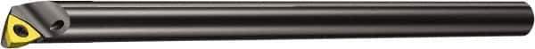Sandvik Coromant - 0.2598" Min Bore Diam, 4" OAL, 3/16" Shank Diam, E..SWLPR/L-R Indexable Boring Bar - Screw-On Holding Method - Exact Industrial Supply