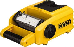 DeWALT - 18 \x96 20 VAC Volts, 1500 Lumens, Cordless Work Light - Yellow/Black, 25 hr Run Time - Exact Industrial Supply