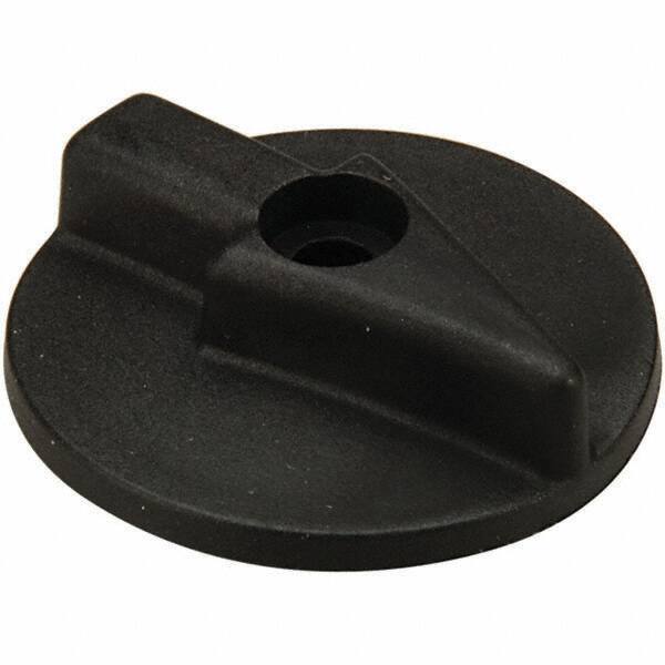 Dynabrade - Air Dual Action Sander Round Switch - Top - Use with 57220, 57221, 57222, 57223, 57224, 57225, 57226, 57227, 57228, 57229 - Exact Industrial Supply